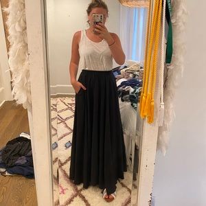 Flowy black maxi skirt from Newman Marcus